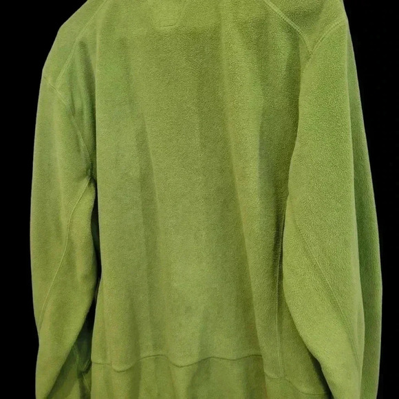 Mondetta Woman's L  Green Fleese Quarter Zip Jacket - Picture 6 of 7